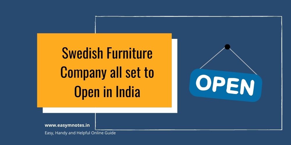 Swedish Furniture Company all set to Open in India