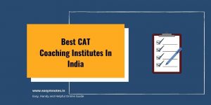 Best CAT Coaching Institutes In India