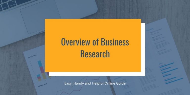 what is business meaning research