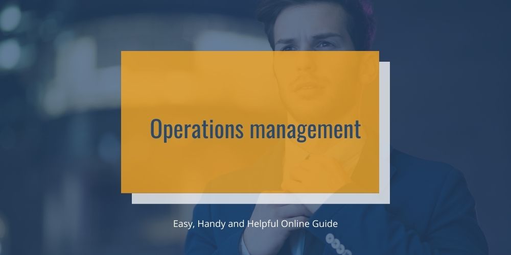 Operations management
