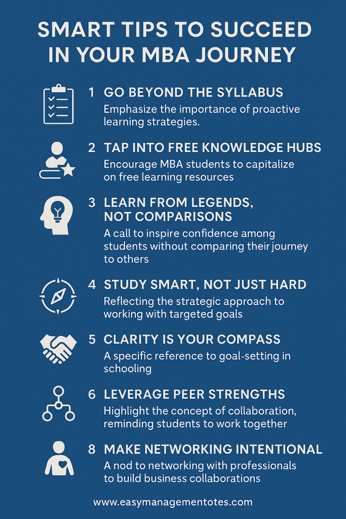 Smart Tips to Succeed in Your MBA Journey