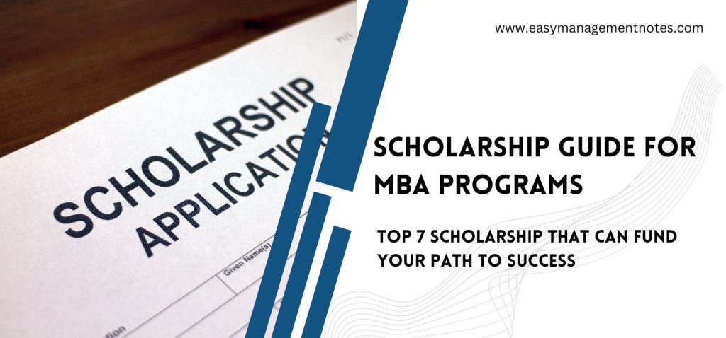 Scholarship Guide for MBA Programs