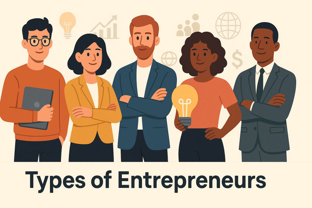 Types of Entrepreneurs illustration
