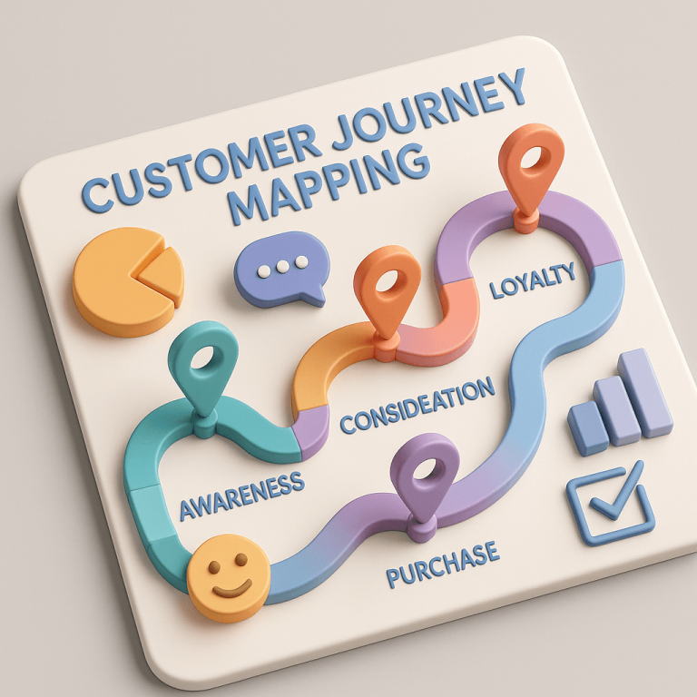 Customer Journey Mapping diagram