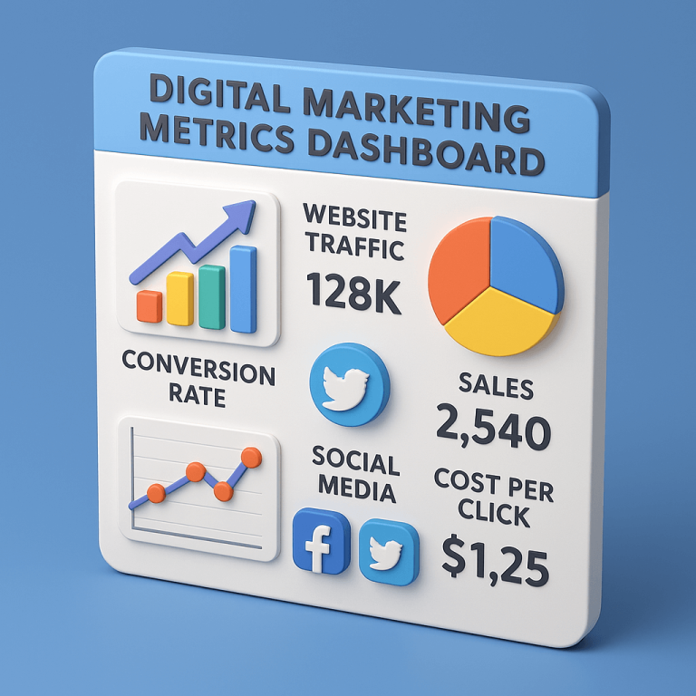 Digital Marketing Dashboard diagram