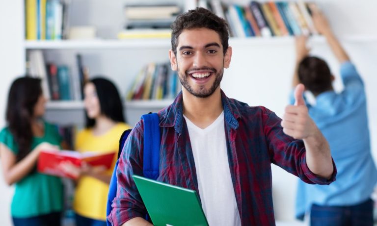 Happy MBA students